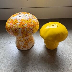 Vintage Ceramic Mushroom Set